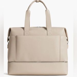 **SALE** Monos Metro Weekender (Ivory Vegan Leather)